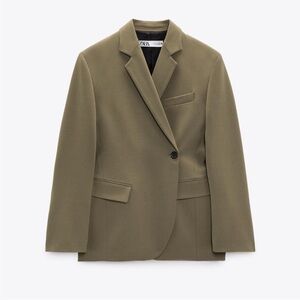 Zara Women's Khaki Blazer